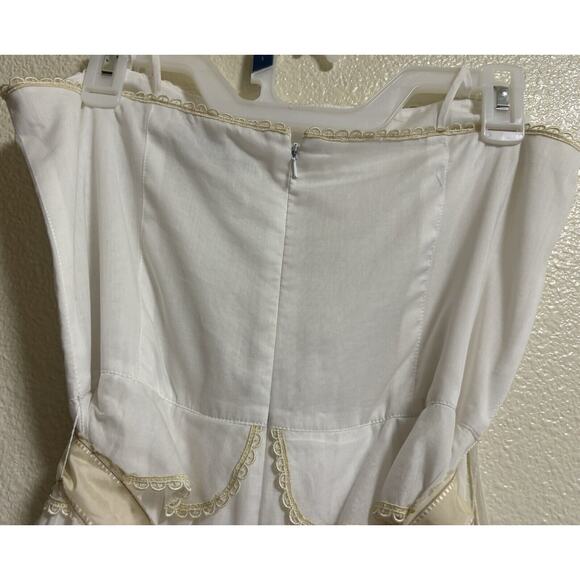 Robert Rodriguez Size 10 Dress Romantic Tiered Lined Victorian Peasant Prairie - Picture 5 of 14